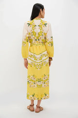 Lemon Summer Riley Caftan