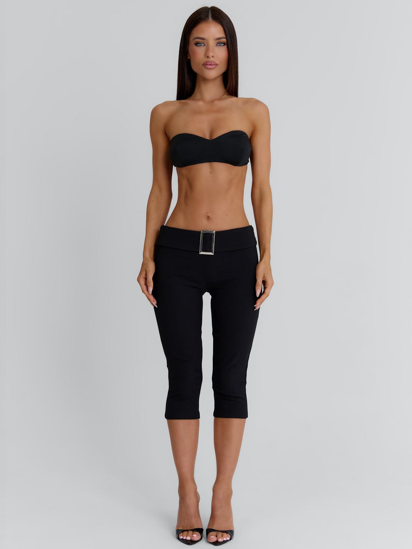 CHEYENE CAPRI PANTS BLACK