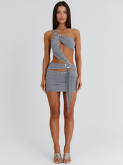 Moorena Mini Dress Grey