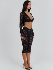 Morena Crop Top Black