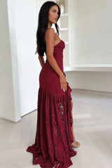 Everdine Maxi Dress - Burgundy