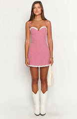 Cutie Pie Red Gingham Mini Dress