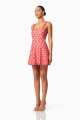 Heartthrob Mini Dress In Red