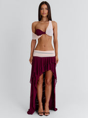 Jadai Maxi Skirt Wine