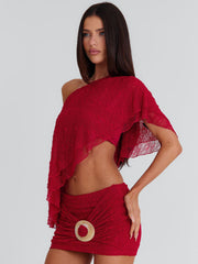 Jillian Top Red