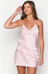 Lydia Pink Mini Dress