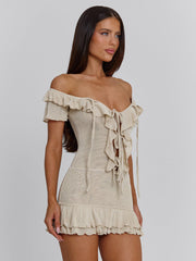 SAHARA MINI DRESS SAND
