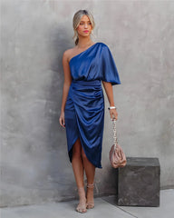 Elegant and Stylish One-Sleeve Dress for Women